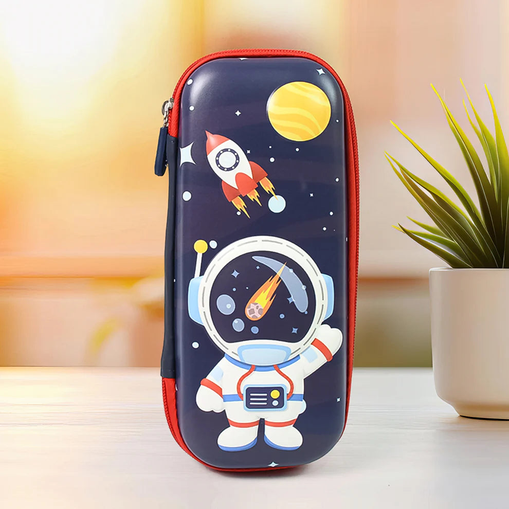 Pencil Box Kids School Supply Organizer Students Stationery Box (1 Pc  Mix Design)