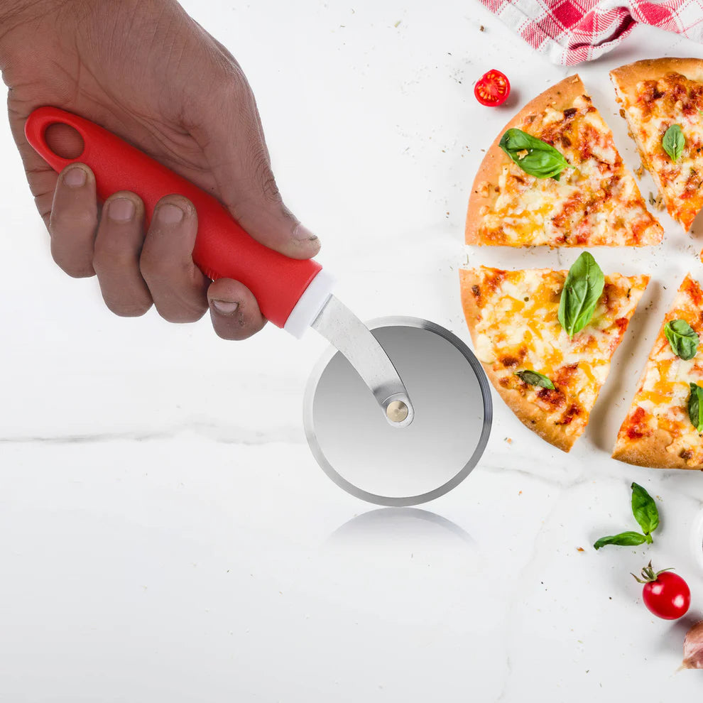 Ganesh Pizza  Pastry Cutter Wheel Pizza Cutter (Stainless Steel)