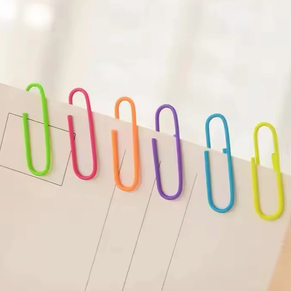 Metal U Shape Paper Pin  Clip 28 Mm (100 Pcs Set)