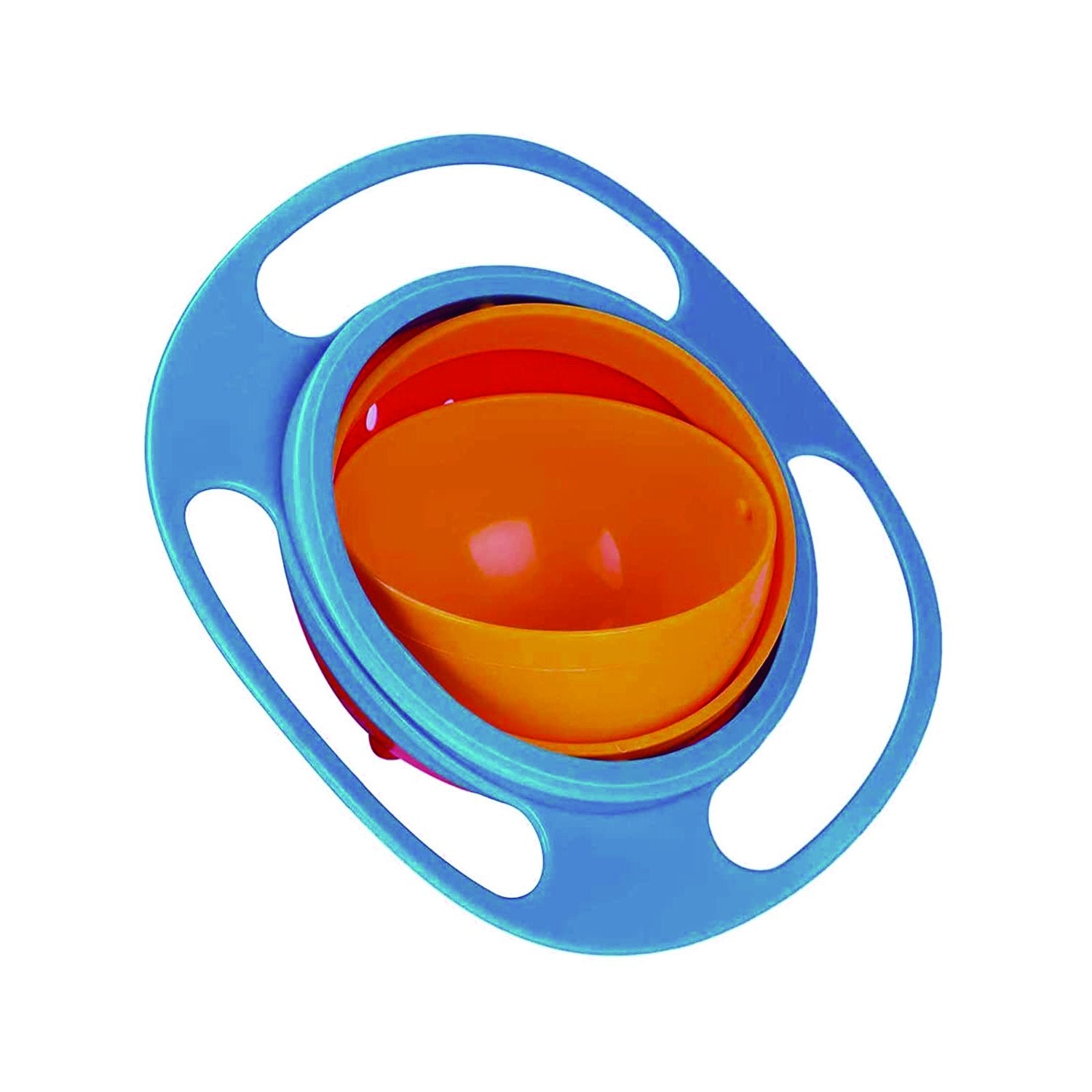 Portable Non Spill Feeding Toddler Gyro Bowl 360 Degree Rotating Dish