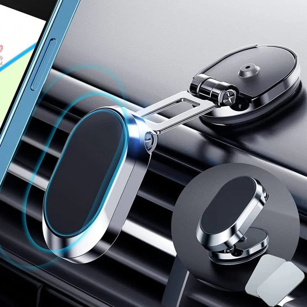360 Degree Rotating Magnetic Car Phone Holder (Pack Of 1)