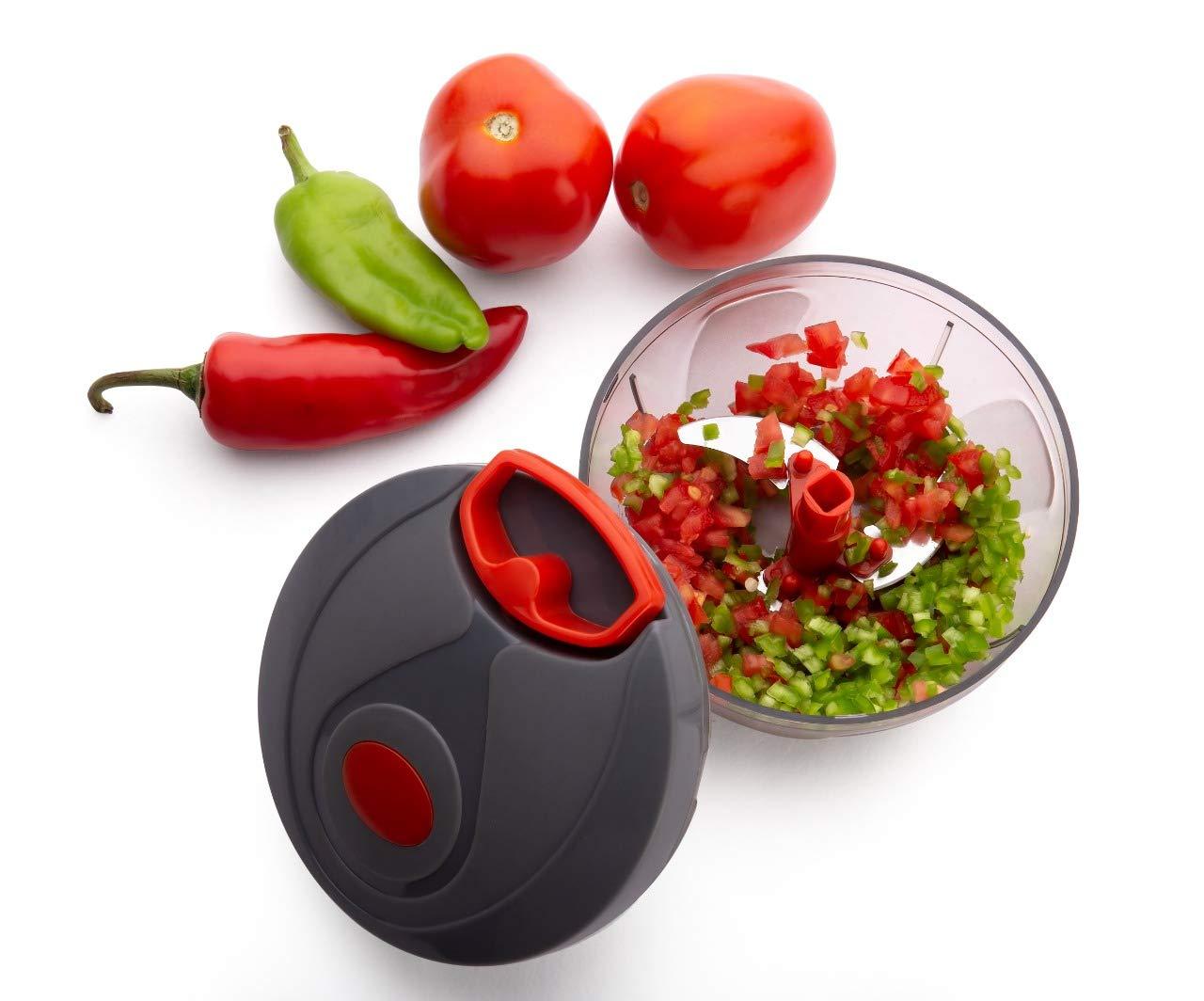 Manual Food Chopper Compact Powerful Hand Held Vegetable Chopper blender