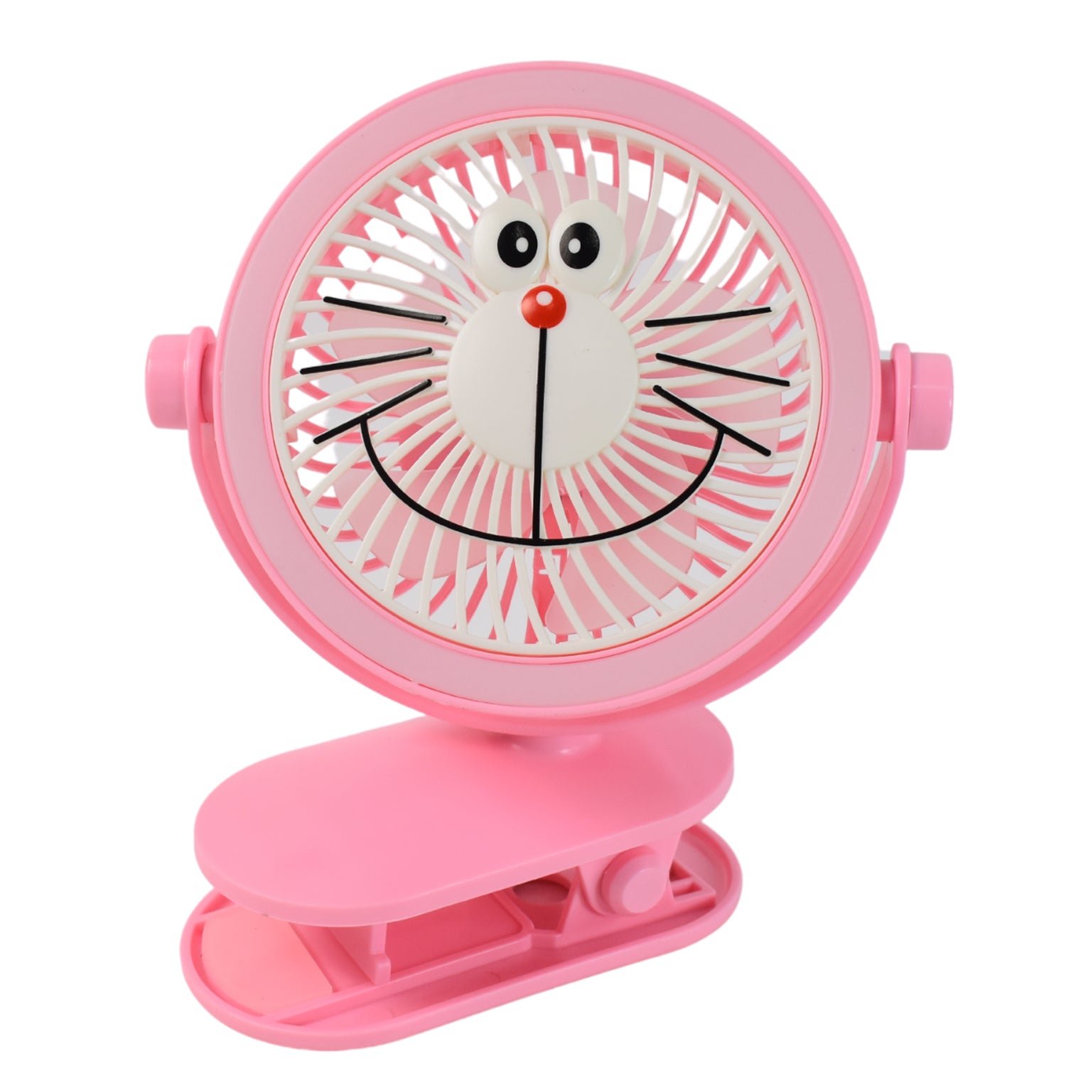 Usb Portable Mini Desk Fan With Light For Office, School, Home Use (1 Pc)