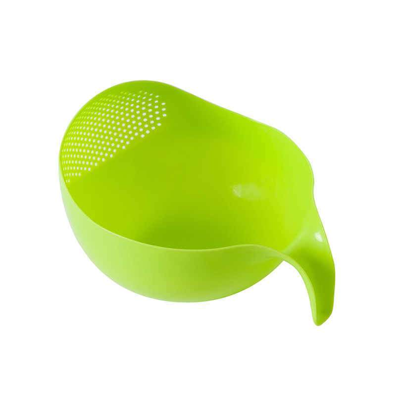 Rice Bowl Thick Drain Basket With Handle