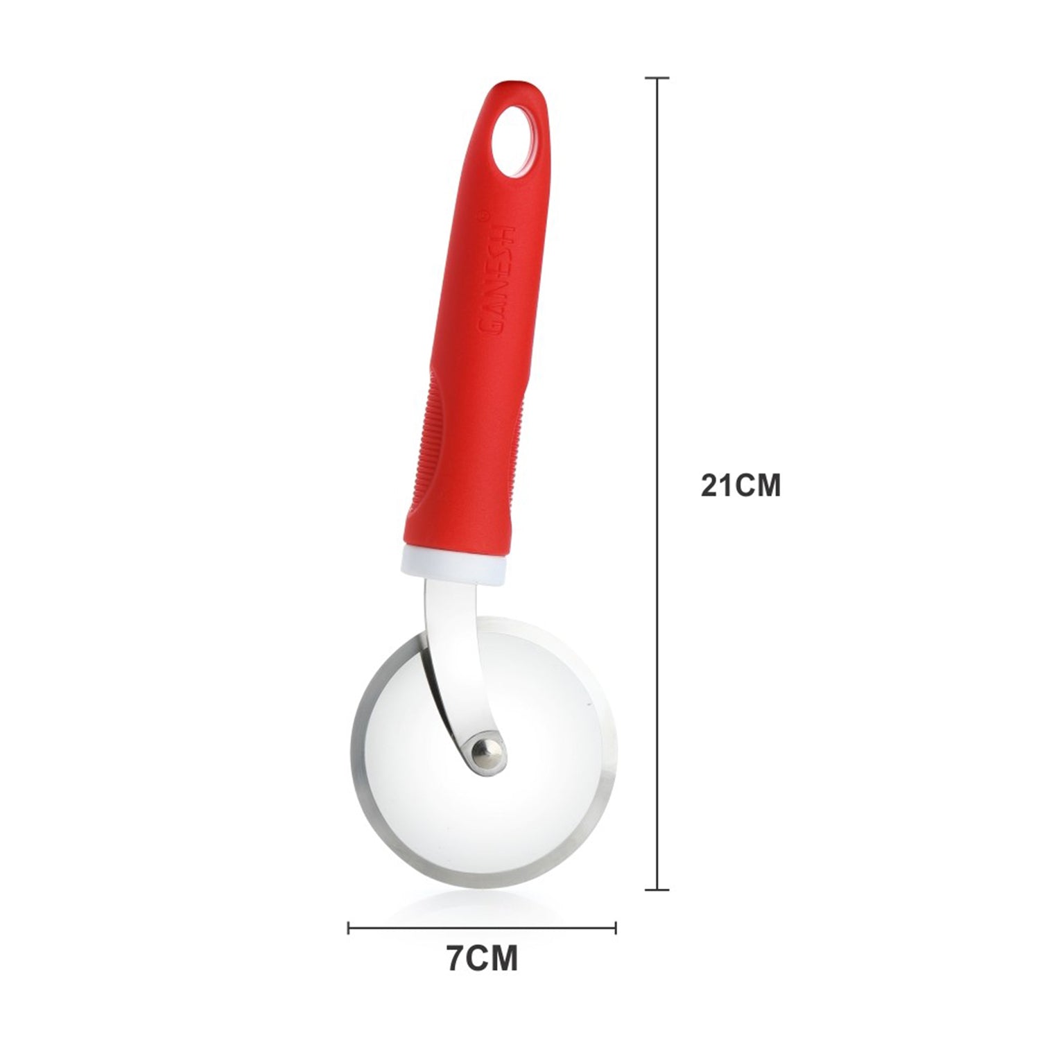 Ganesh Pizza  Pastry Cutter Wheel Pizza Cutter (Stainless Steel)