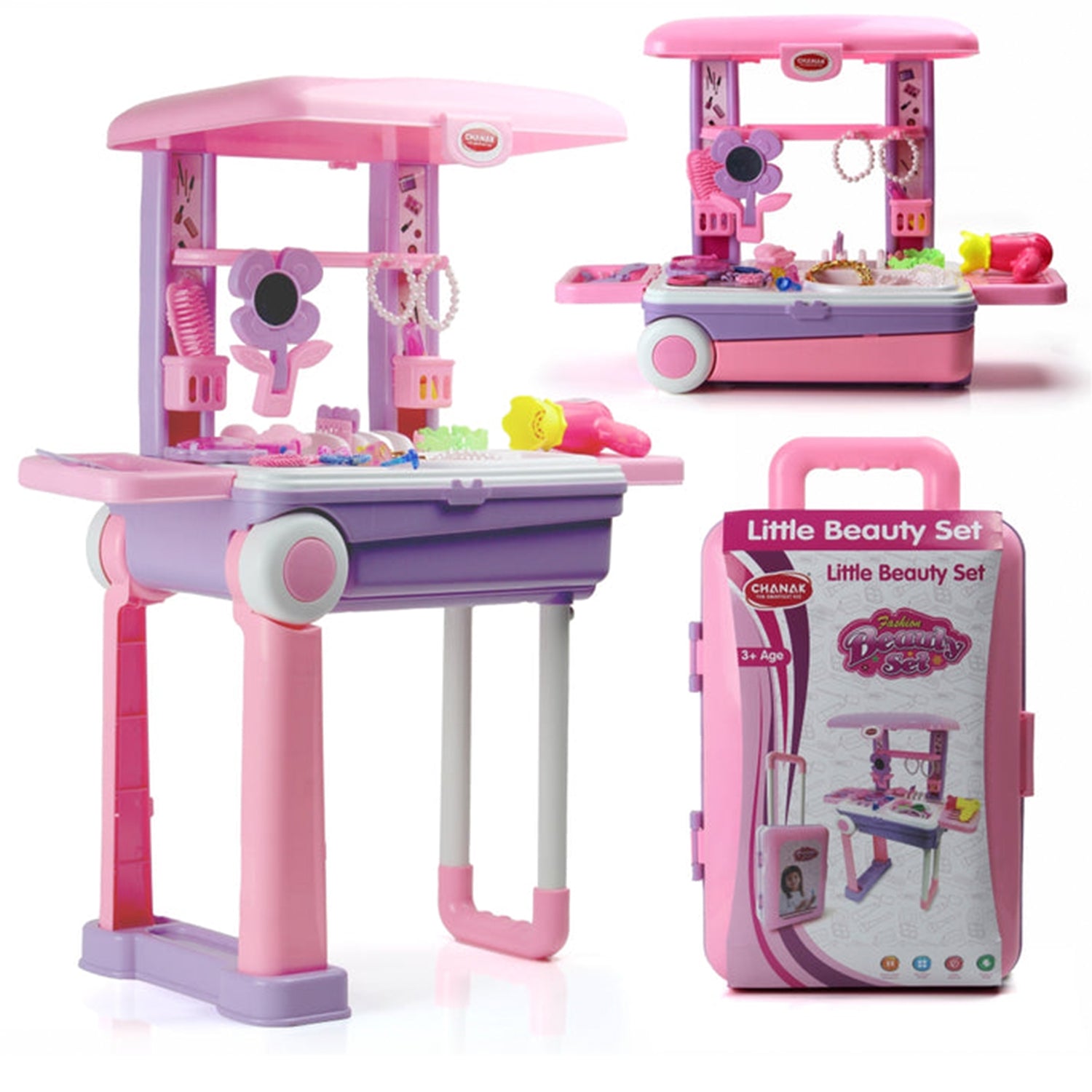 Big Beauty Set Suitcase On Wheel The Ultimate Beauty Set On Wheels (Beauty Set Trolley)