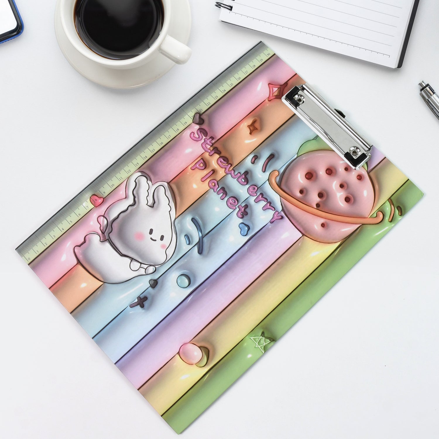Wooden Paper Clipboard Writing Pad With Clip (1 Pc 3122 Cm)