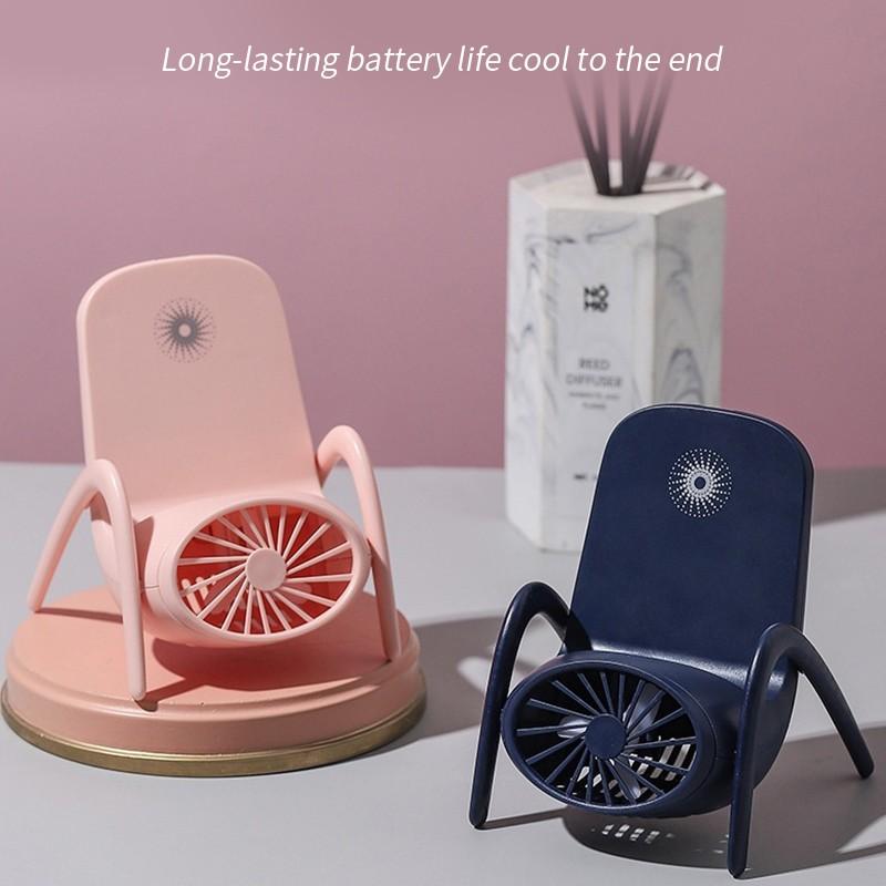 Portable Mobile Phone Holder Fan (Battery Not Include)