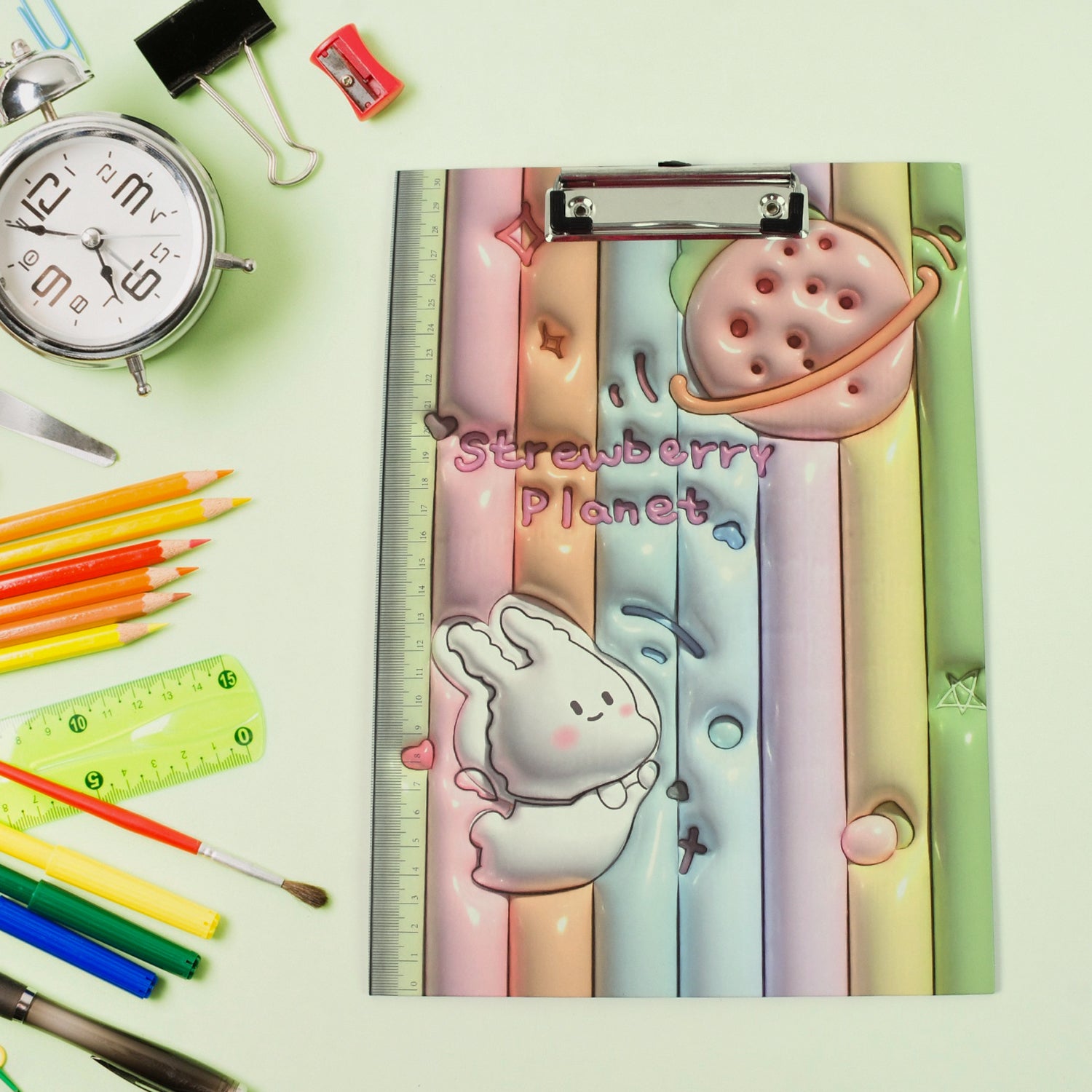 Wooden Paper Clipboard Writing Pad With Clip (1 Pc 3122 Cm)