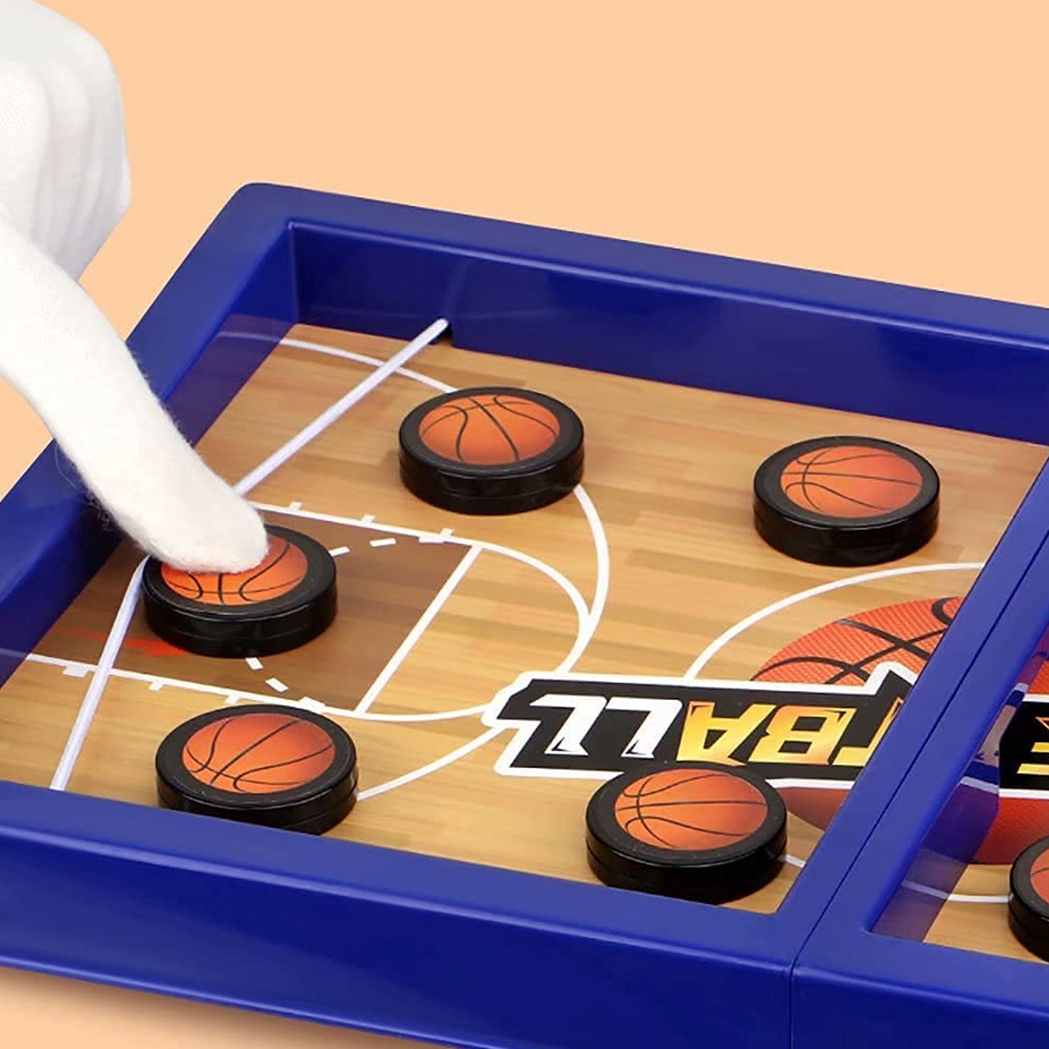 Fast Sling Basketball Puck Game Paced Table Desktop