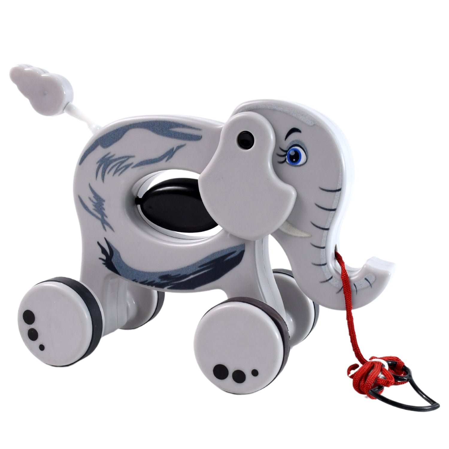 Pull Along Toddler Toy With Attractive Design (Elephant)