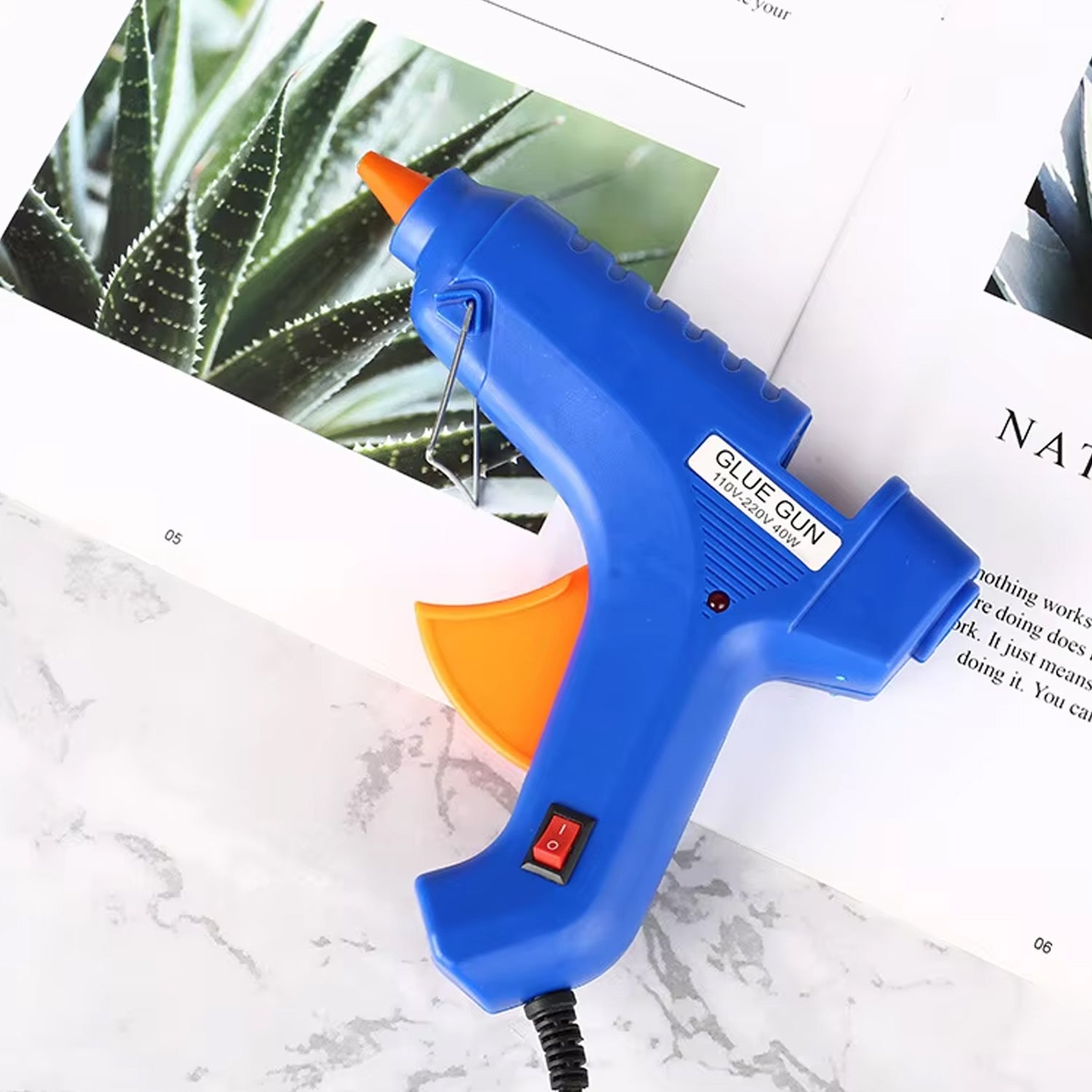 Professional 60 Watt With 2 Pcs Hot Melt Glue Stick On Off Switch (1 Pc)