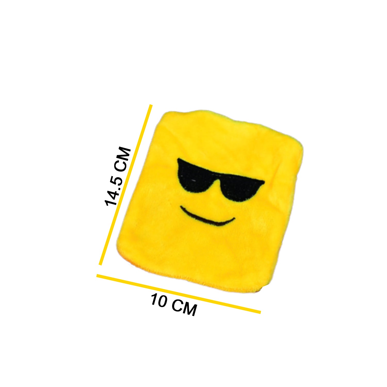 Mix Emoji Designs Small Hot Water Bag With Cover For Pain Relief (1 Pc)
