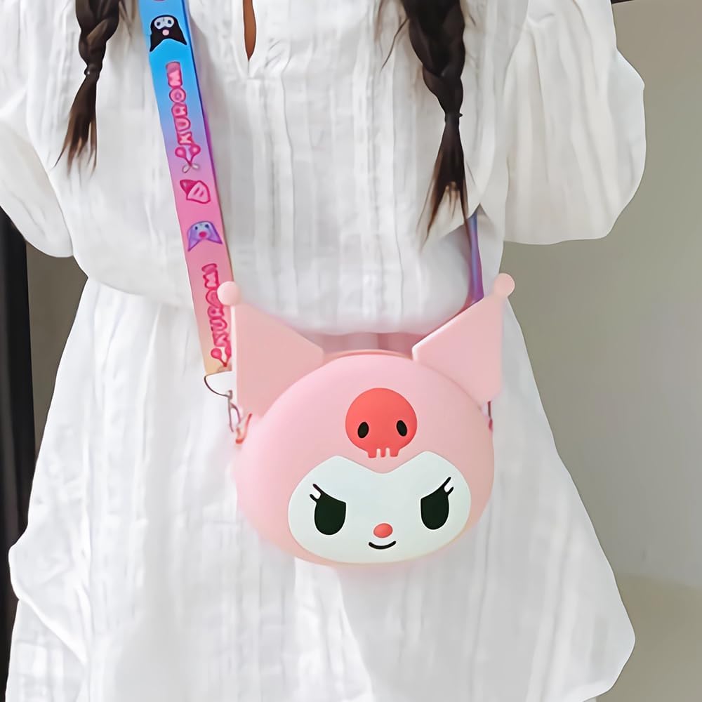 Cute Cartoon Girls Backpack Shoulder Bag Purse Portable Mini Silicone Handbag Girls Childrens Bagpurse For For Girls Women Gift Girls Bag Accessories (1 Pc Mix Color )