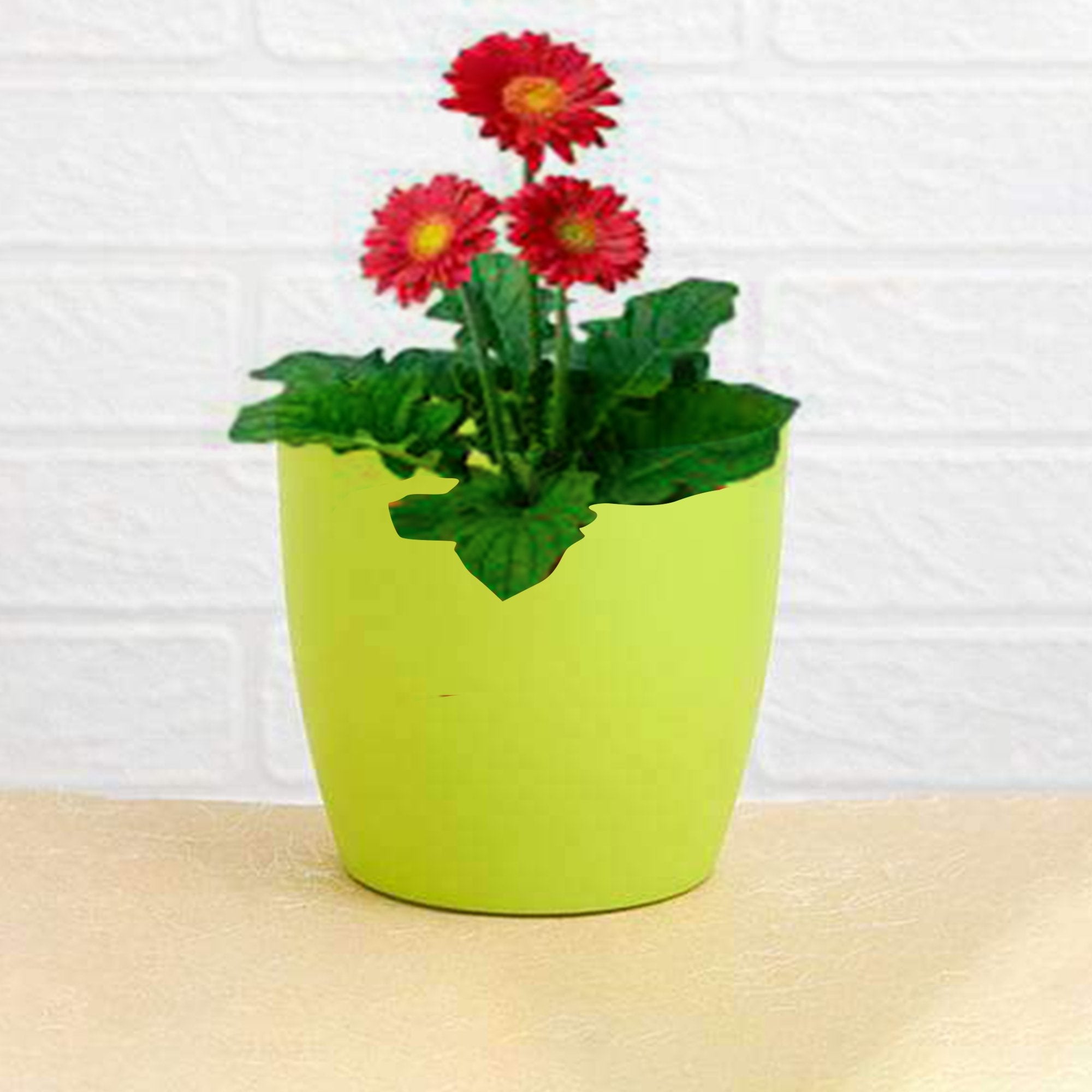 Flower Pots Round Shape For Indooroutdoor Gardening