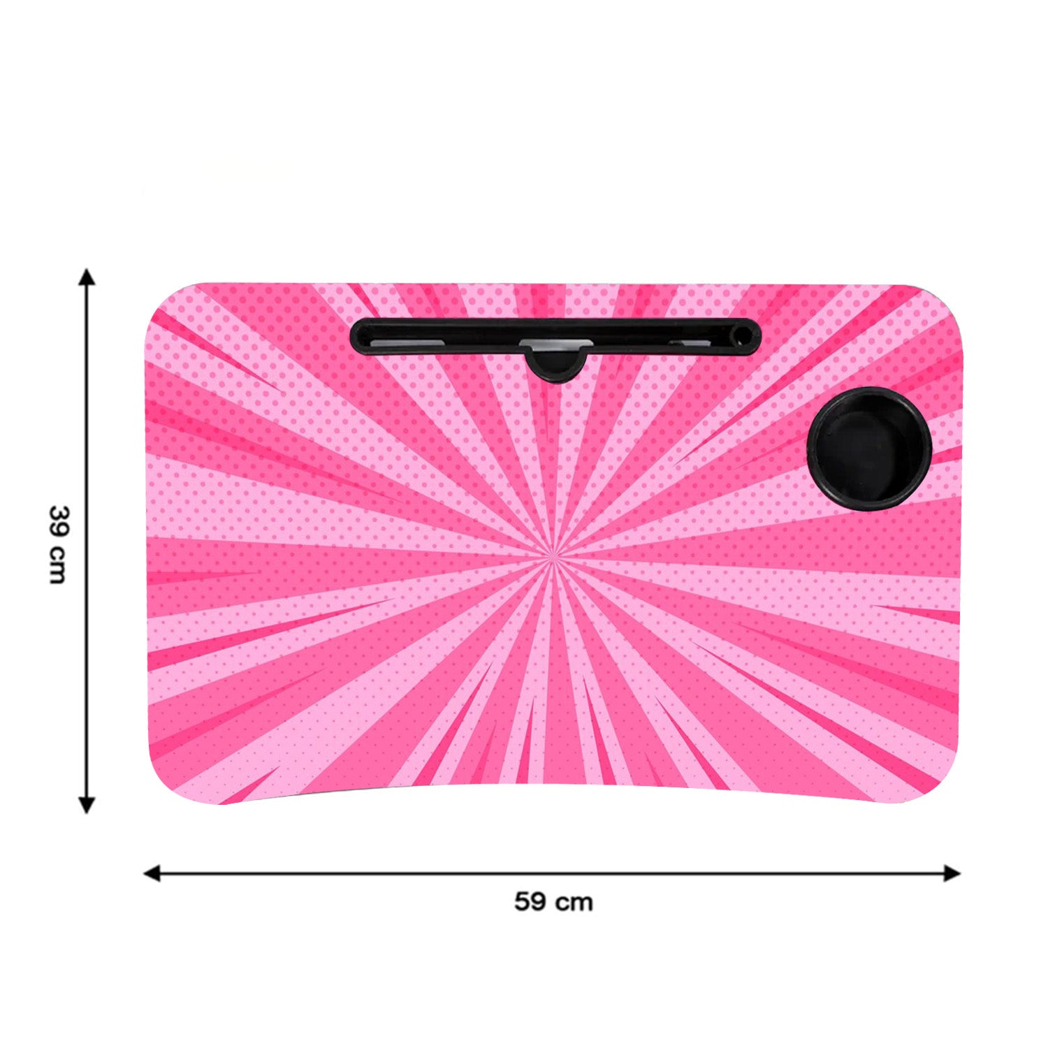Barbie Design Foldable Bed Study Table With Tablet Slot Cup Holder