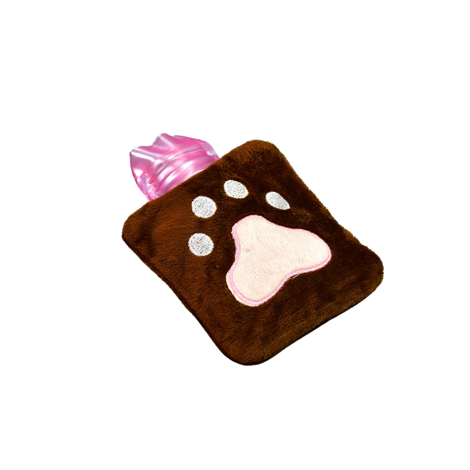 Paw Print Small Hot Water Bag With Cover For Pain Relief