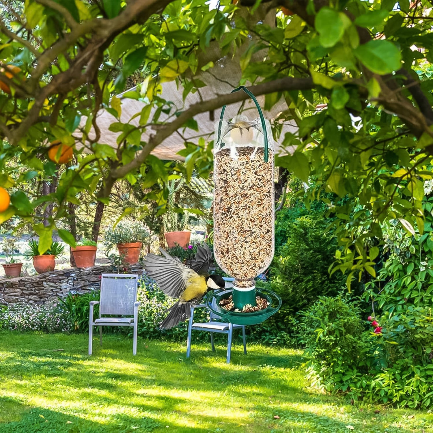Outdoor Bird Feeder Hanging Plastic Hook (1 Pc)