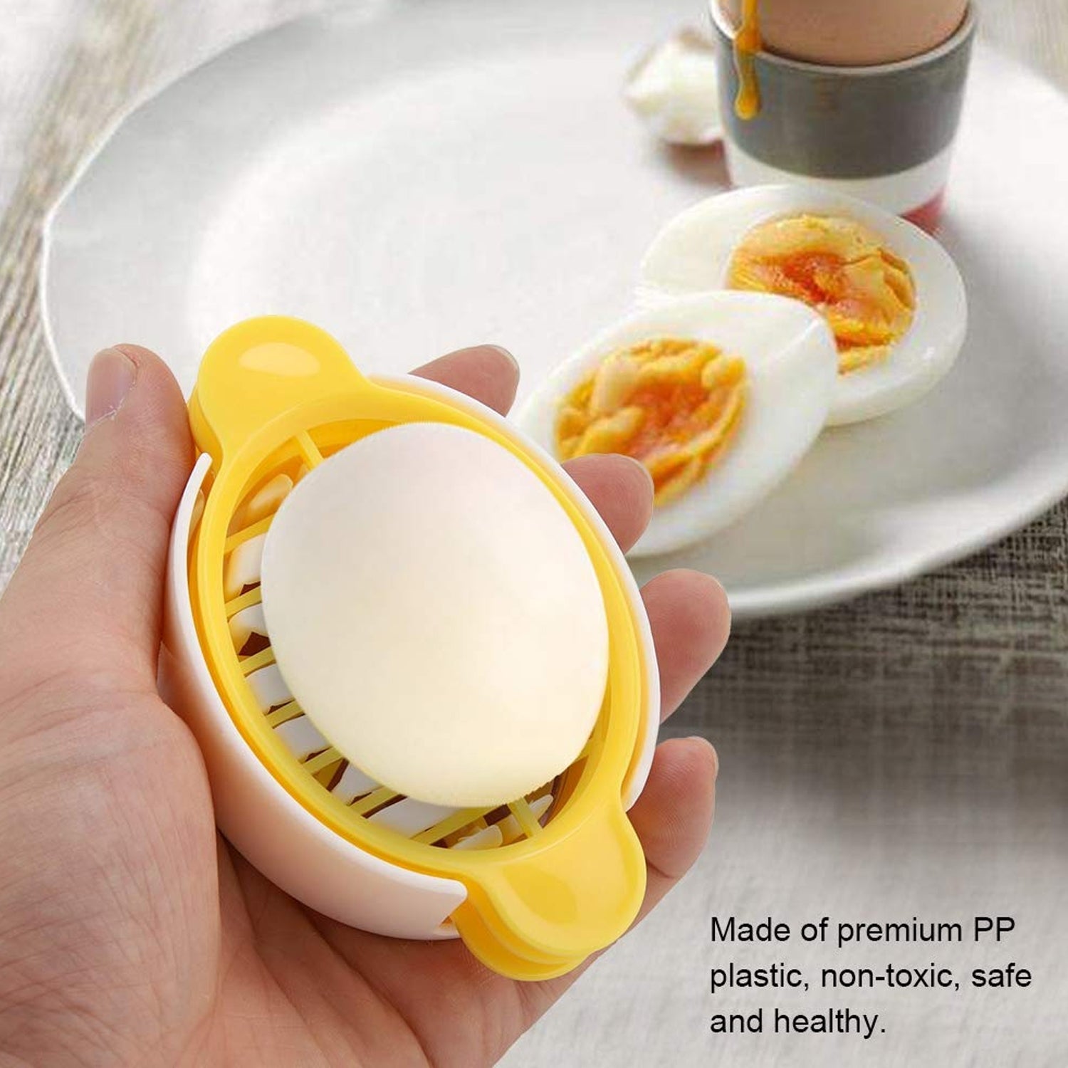 Egg Slicer 3 In 1 Boiled Egg Slicer Egg Slicer Tool (1 Pc)