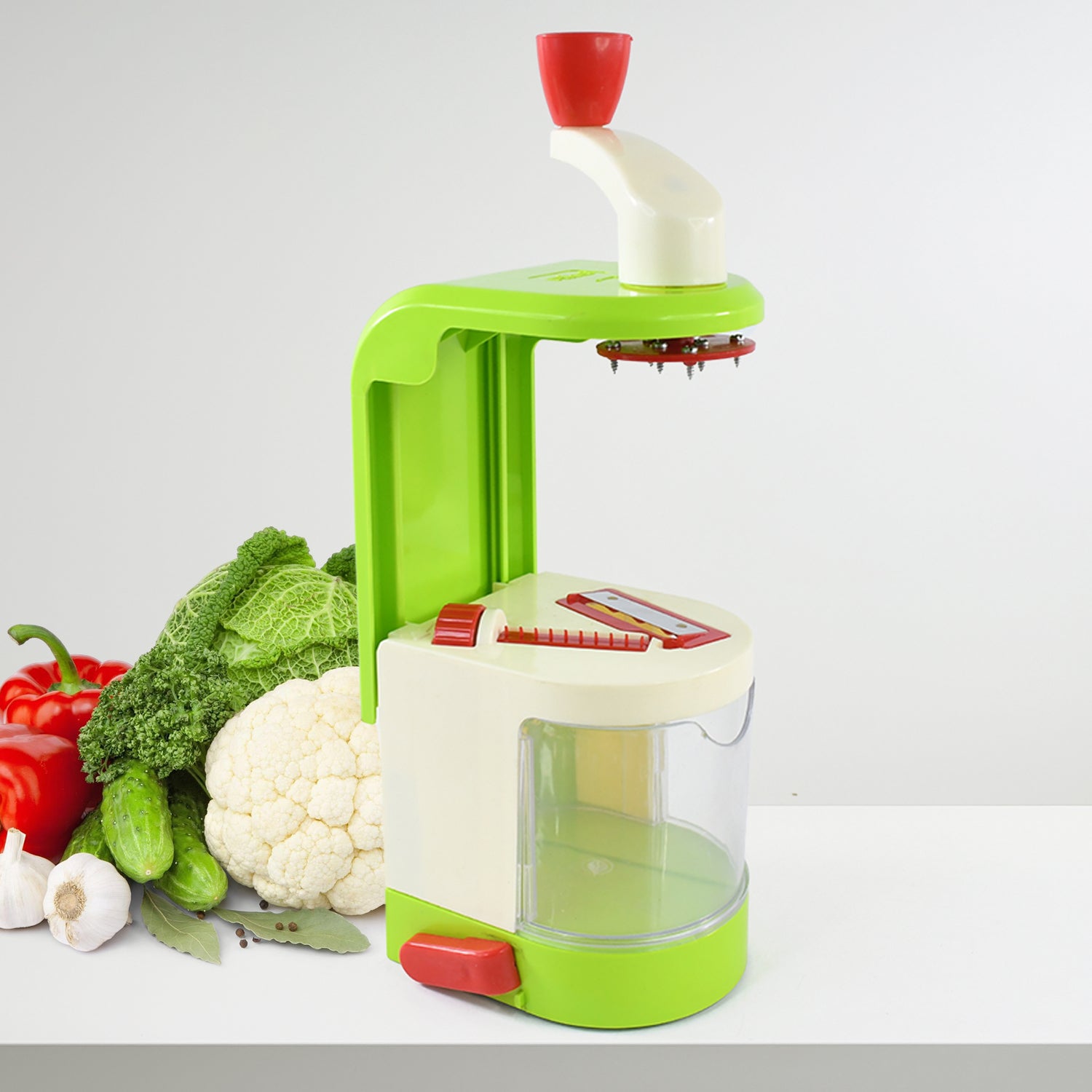 Multi-function Spiral Potato Twister Snack Maker Machine (1 Set)