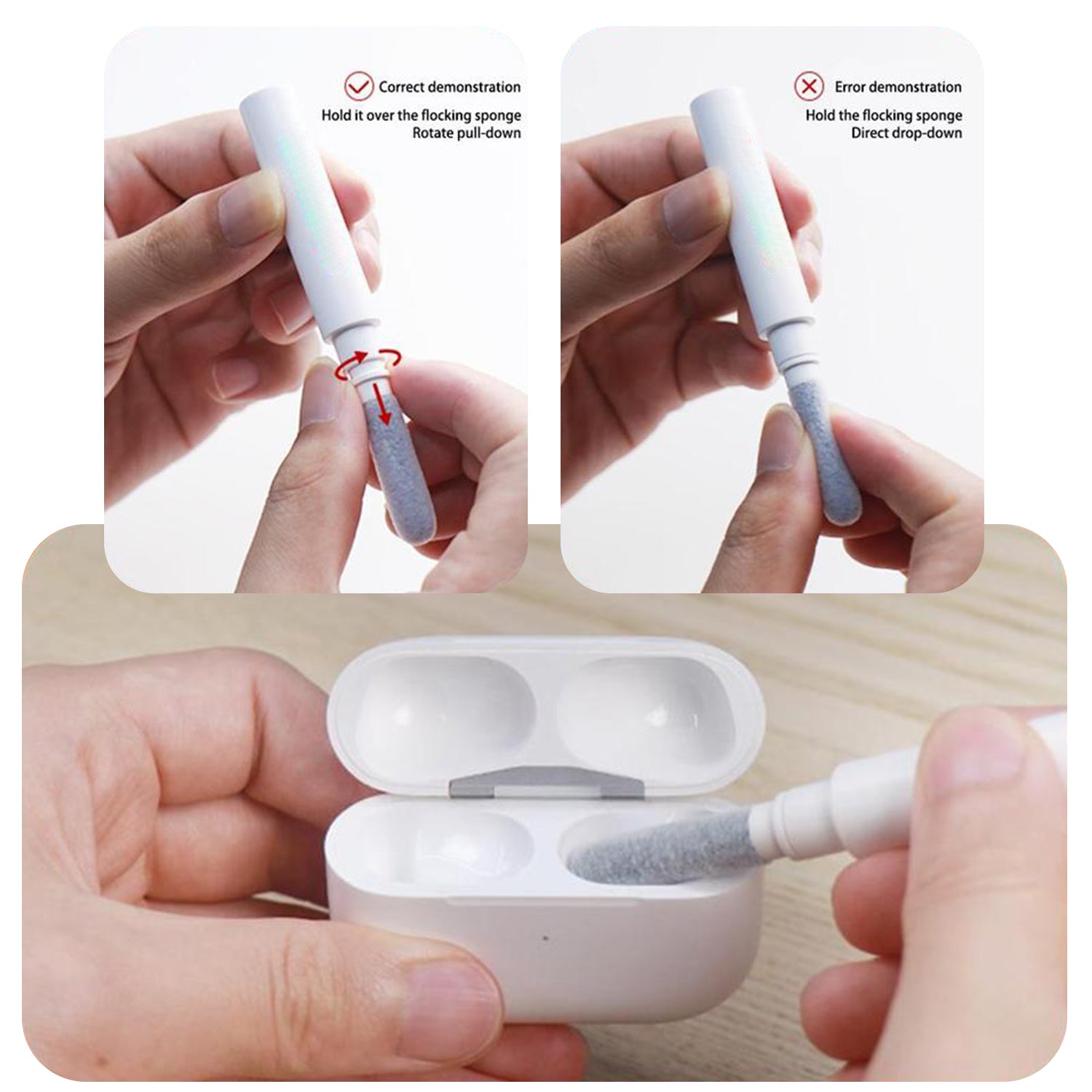5 in 1 Multi-function Soft Dust Clean Bush For Computer Cleaning