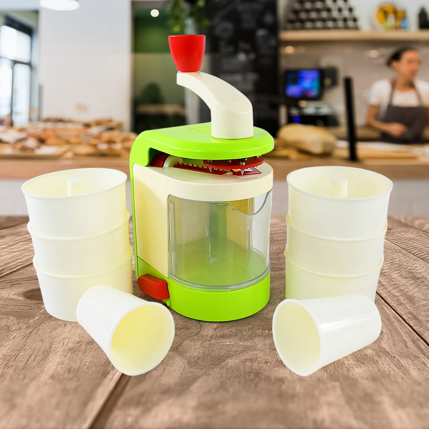 Multi-function Spiral Potato Twister Snack Maker Machine (1 Set)