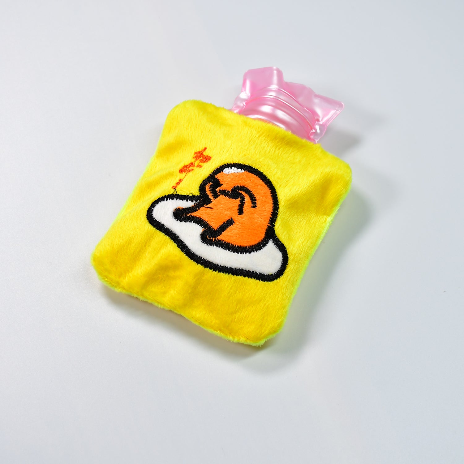 Yellow Duck Head Small Hot Water Bag With Cover For Pain Relief
