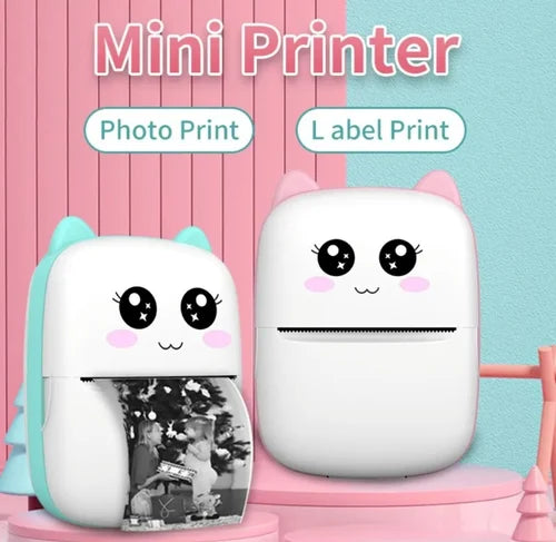 Pocket Mini Printer Mobile Phone Bluetooth Connection Wireless Mini Thermal Printer