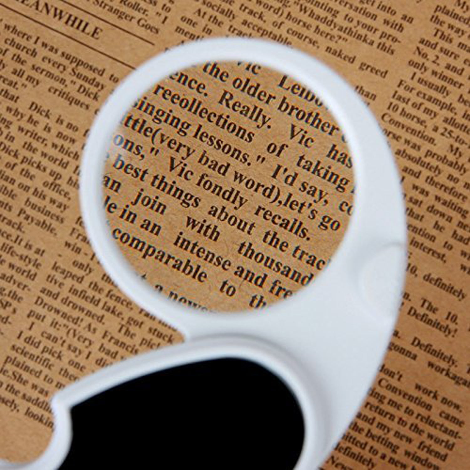 Double-magnification Led Magnifiers With Light (1 Pc Big)