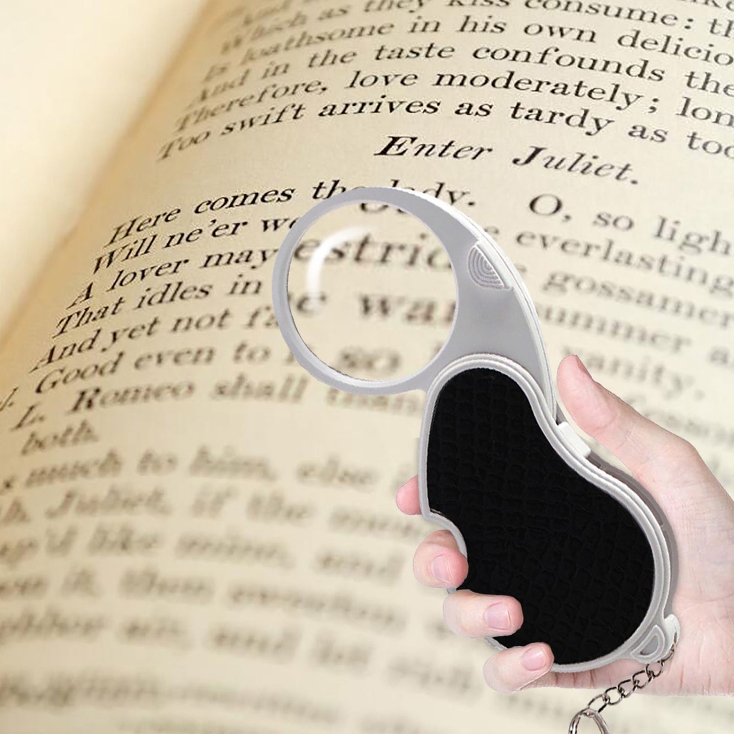 Double-magnification Led Magnifiers With Light (1 Pc Big)